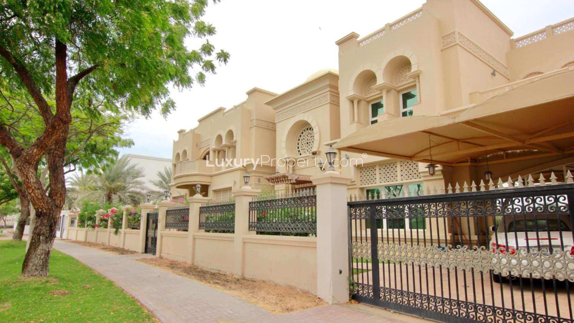 "Scenic waterfront view from luxury 2-bedroom apartment in Burj Khalifa, Khalifa Street for sale.",Elegant residential building exterior in Burj Khalifa Area, Khalifa Street, Dubai