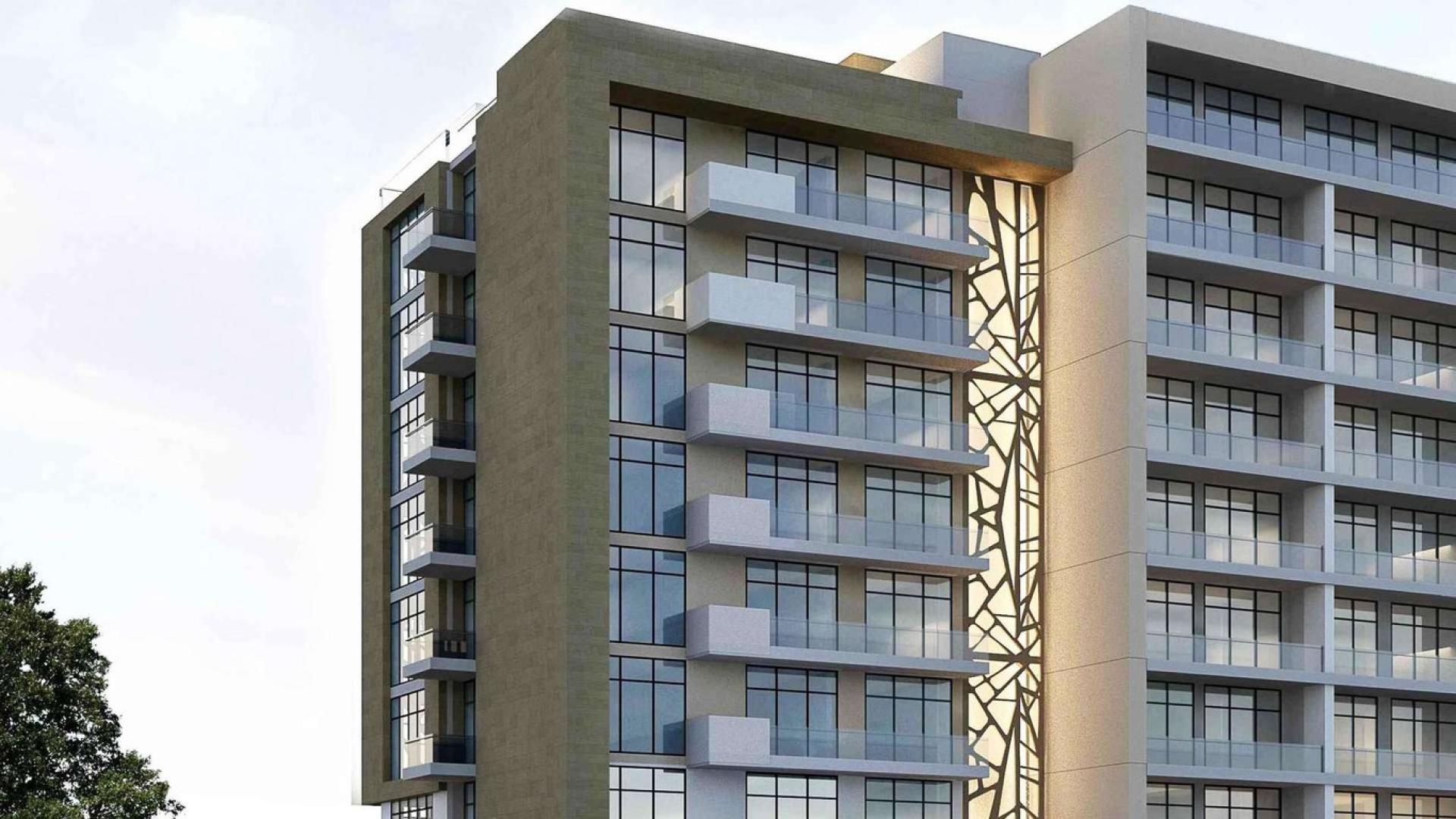 Stylish living and dining area in two-bedroom apartment, Studio 101, Dubai Studio City