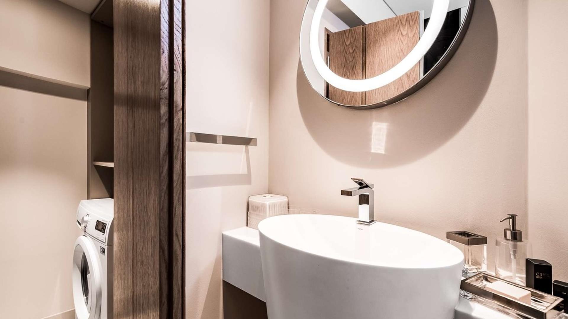 Luxurious bedroom in two-bed duplex, SLS Dubai Hotel & Residences, Business Bay