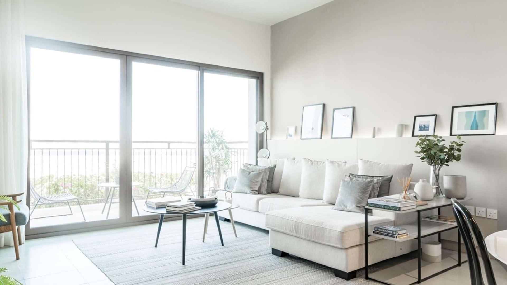 Contemporary studio apartment interior in Golf Views, Emaar South, Dubai South