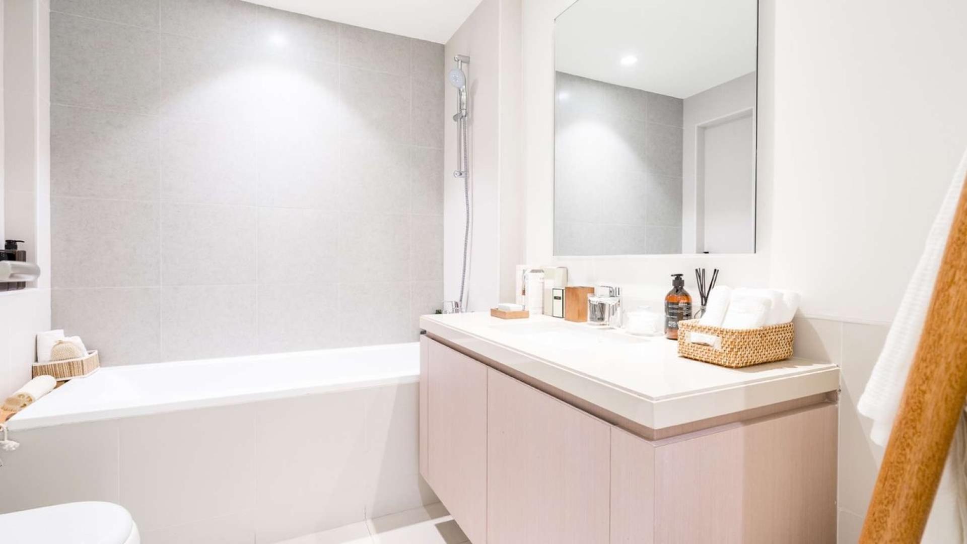 Modern living room in two-bedroom apartment, Urbana, Emaar South, Dubai, elegant decor