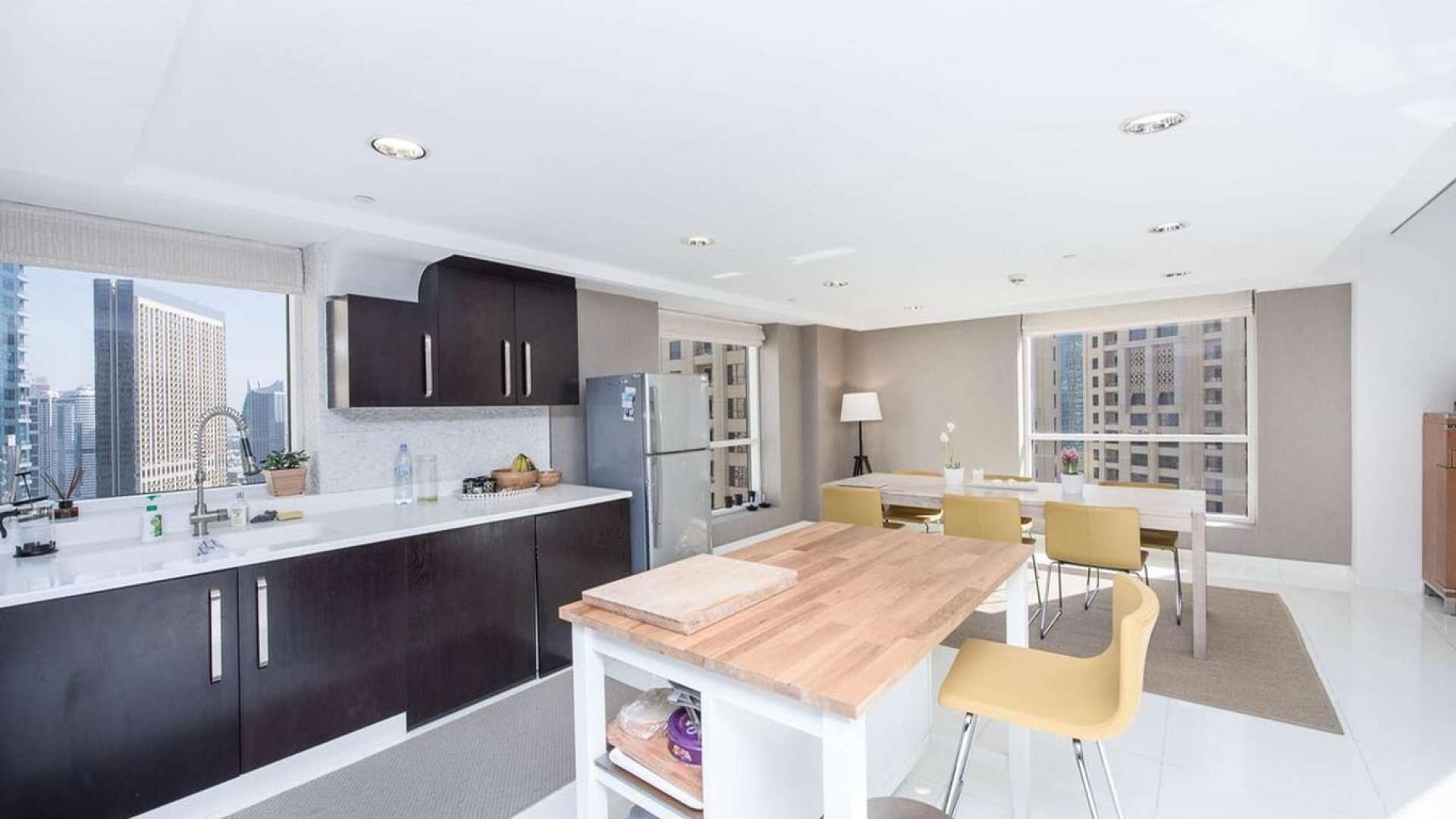 New York-style loft in Bahar, JBR with modern interior and spacious living area