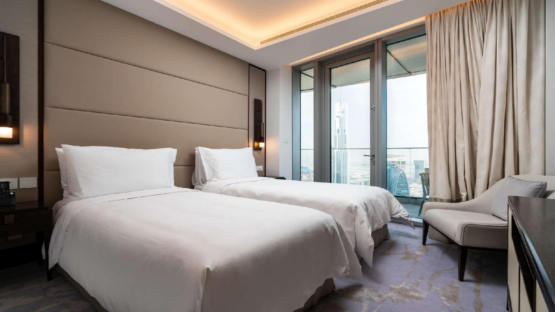 Luxurious living room in The Address Sky View Towers, Downtown Dubai apartment for sale