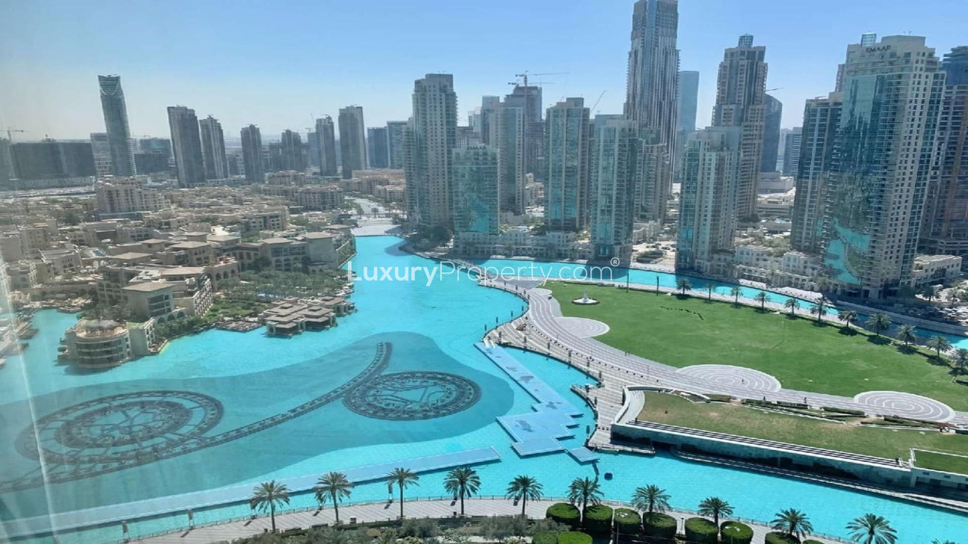Furnished apartment with stunning Dubai Fountain views, Downtown Dubai, Burj Khalifa Area