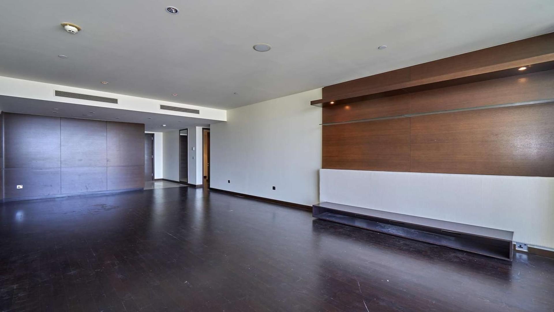 High-floor apartment kitchen in Burj Khalifa Area, Downtown Dubai, with modern appliances