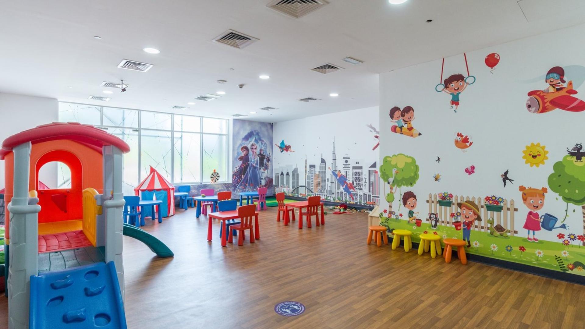 N/A,Children's play area in Vezul Residence, Business Bay apartment for sale, vibrant and colorful