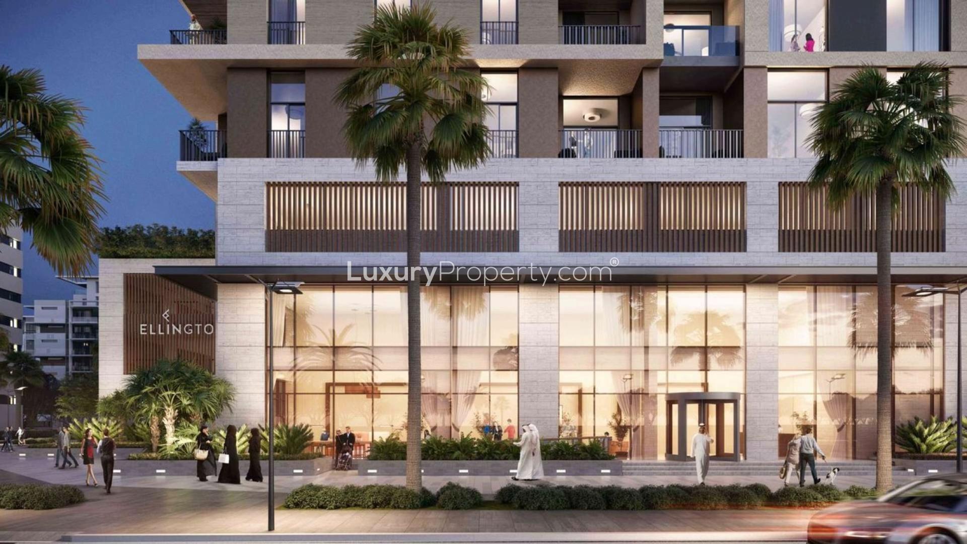 Elegant living room in Wilton Terraces 1 apartment, Mohammed Bin Rashid City, for sale