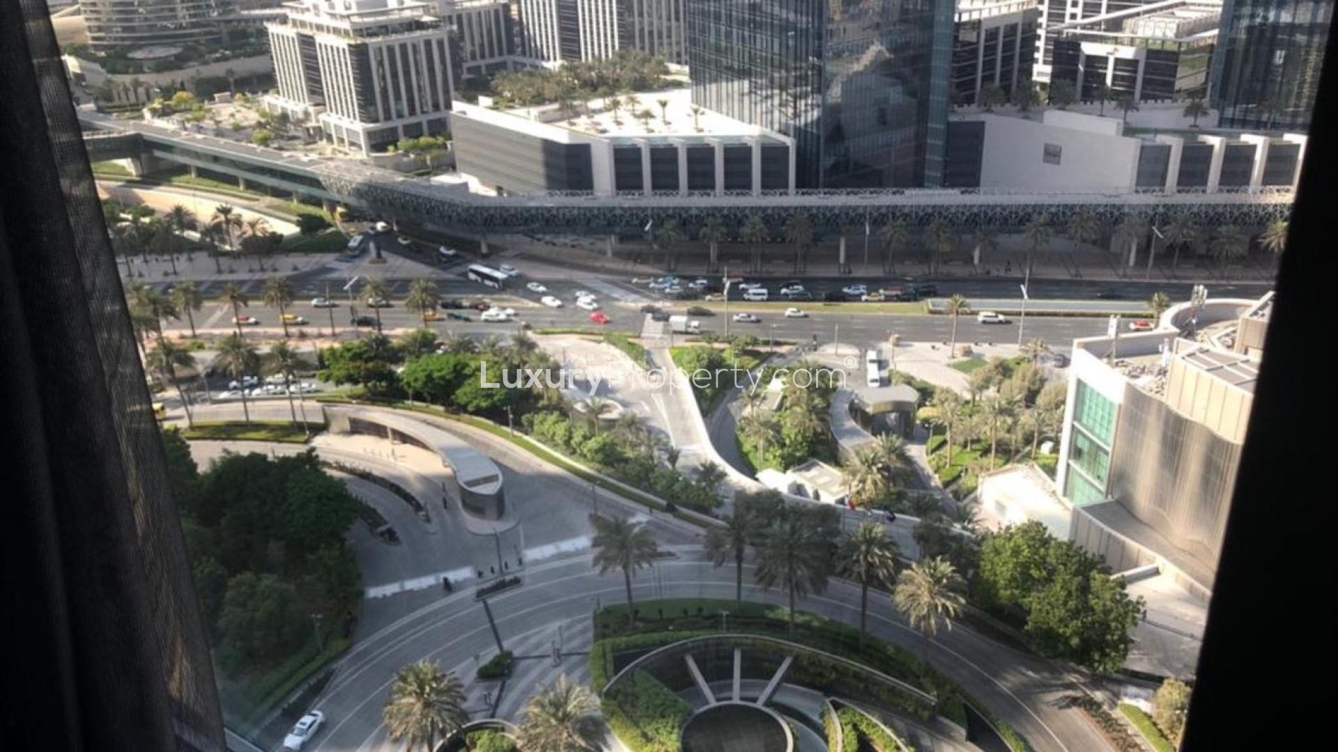 Mid-floor two-bedroom apartment in Burj Khalifa, Downtown Dubai, exterior view for sale