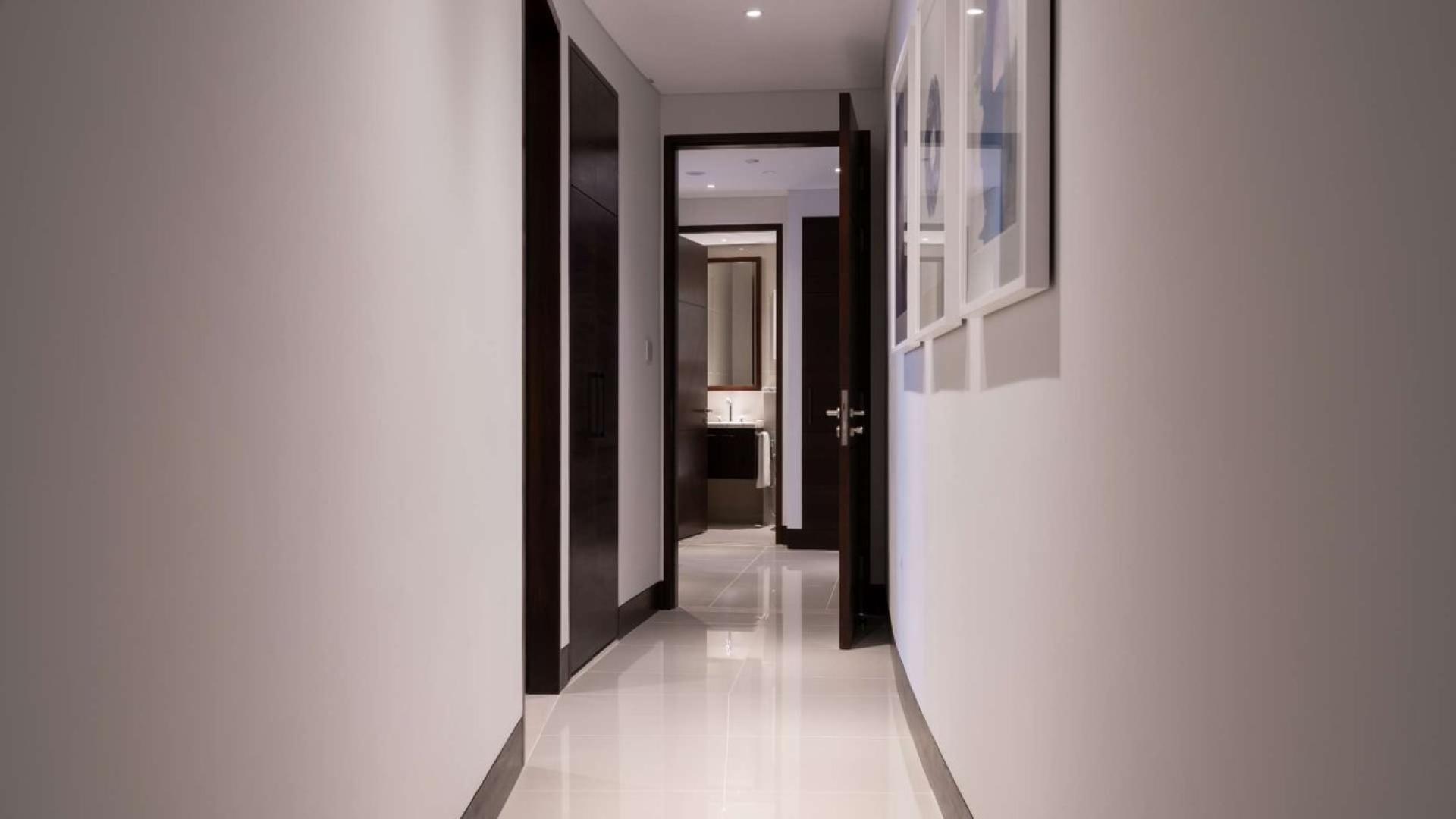 "Stunning Downtown Dubai skyline view from The Address Sky View Towers apartment for sale.",Hallway in two-bedroom apartment, The Address Sky View Towers, Downtown Dubai. LP09290