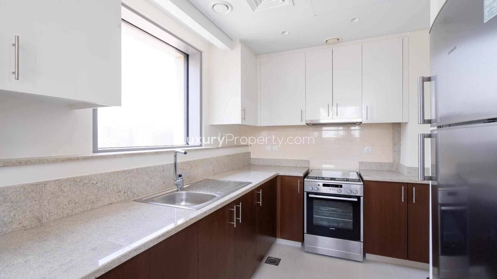High floor two-bedroom apartment with city views in BLVD Crescent, Downtown Dubai