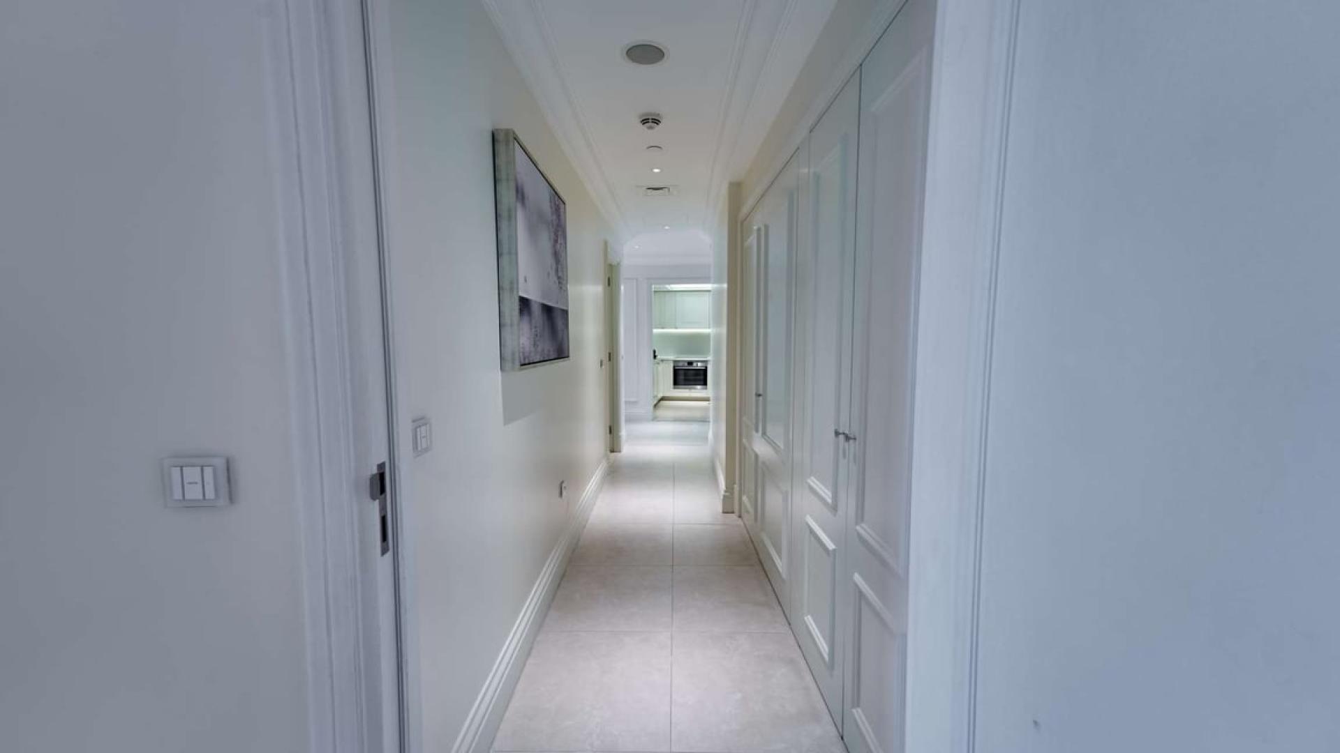 Luxury dining area in high-floor apartment with DIFC view, The Address The BLVD, Dubai