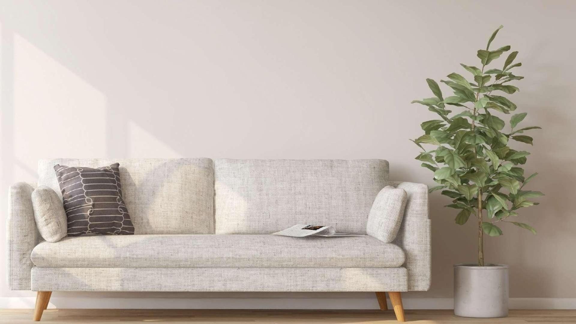 Luxurious apartment buildings in Dubai Hills Estate with palm trees and landscaped gardens