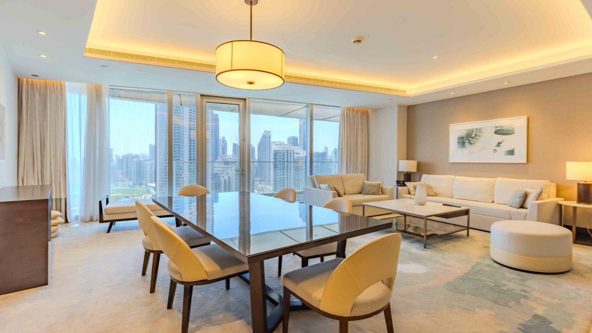 Skyline view from The Address Sky View Towers, Downtown Dubai, featuring Burj Khalifa