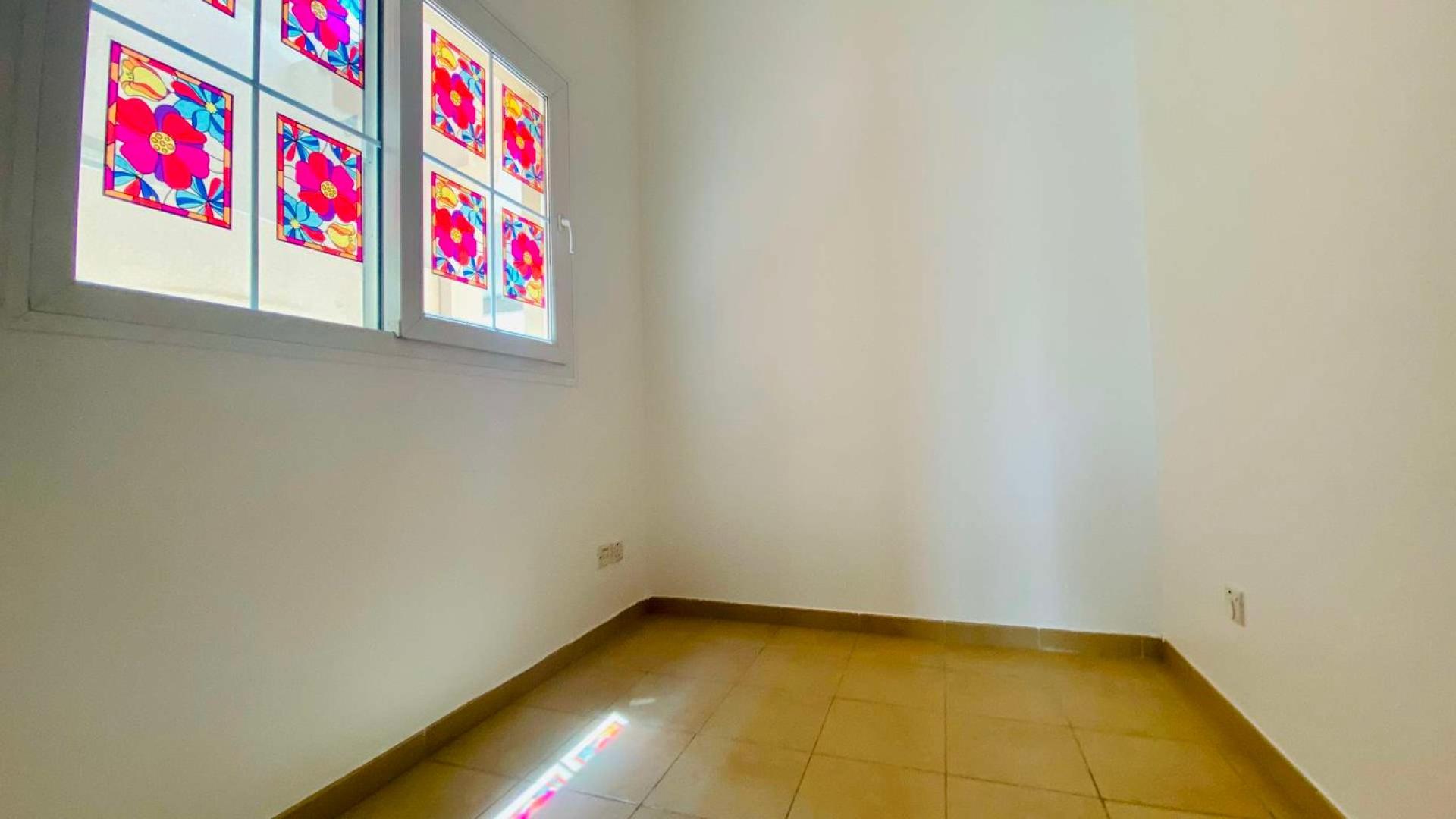 Spacious bedroom with built-in wardrobes in Al Reem 2 townhouse, Arabian Ranches for rent