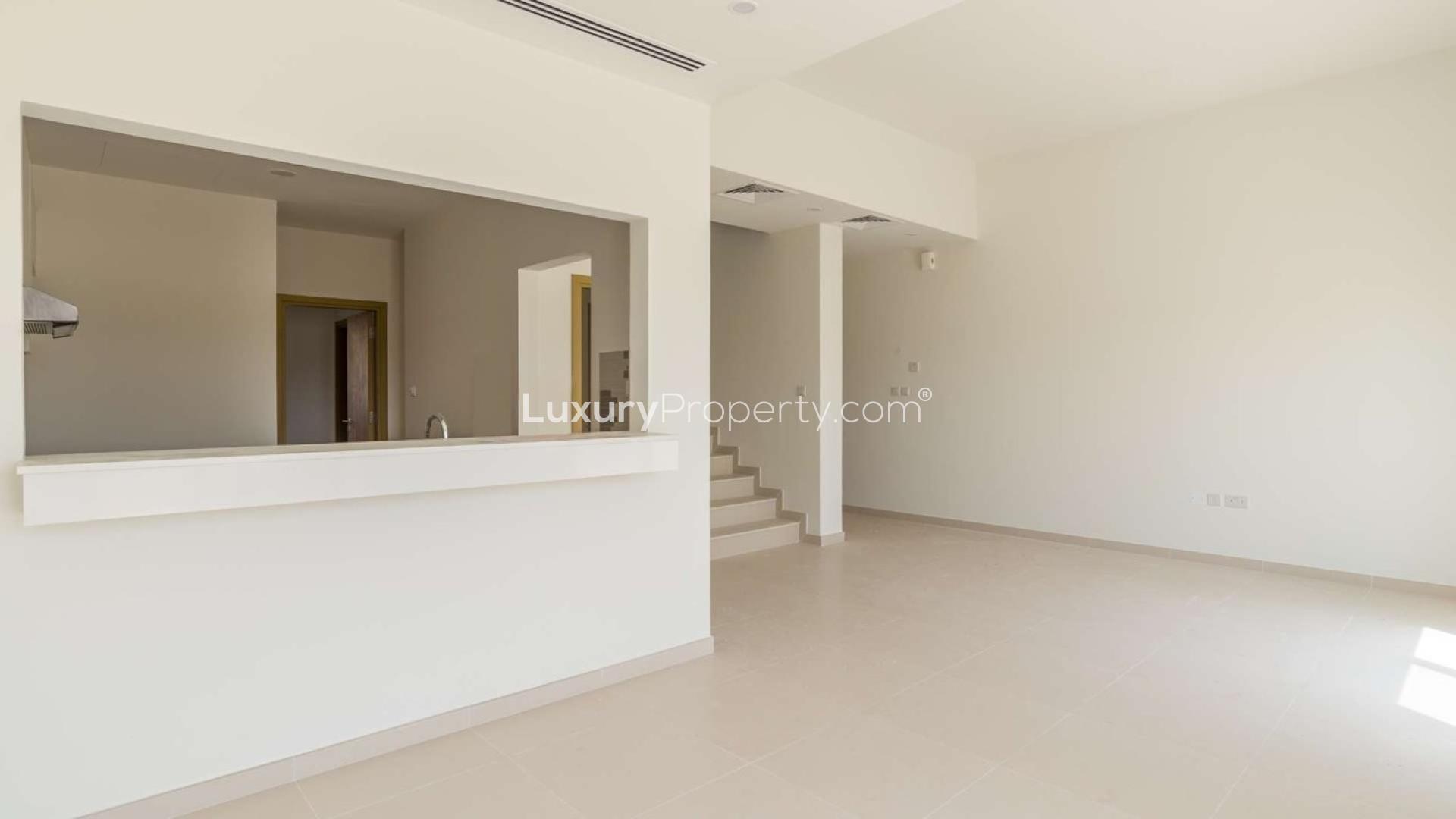 Single row townhouse with garage in Villanova, Dubai Land, for sale end of 2021