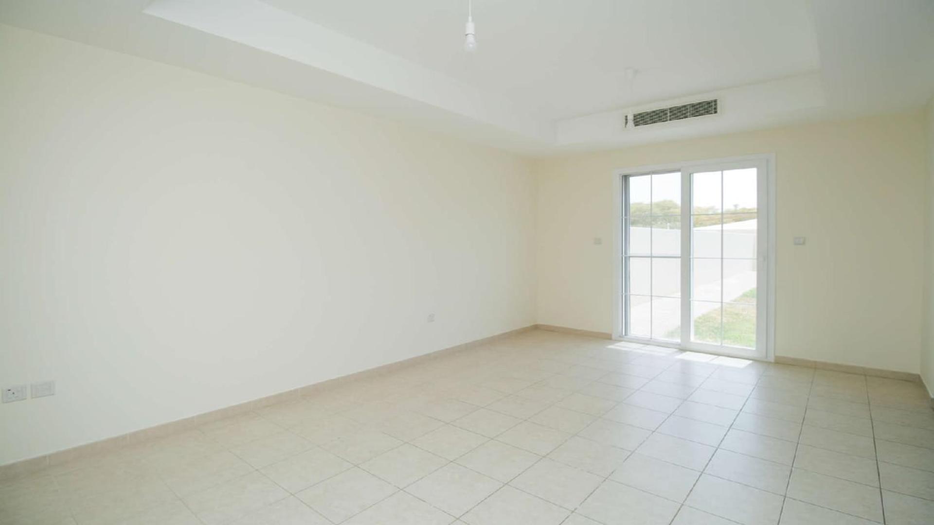 Exterior view of 2-bedroom villa with carport in Alma, Arabian Ranches, Dubai