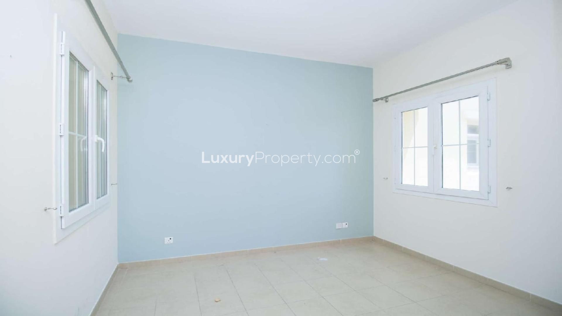 Exterior view of 2-bedroom villa for rent in Palmera 4, Arabian Ranches