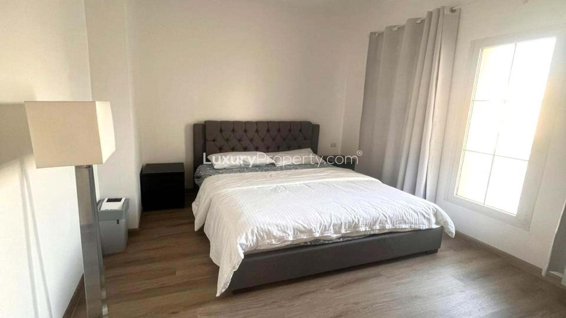 Bright, spacious living area in furnished villa, Springs 7, The Springs, for rent