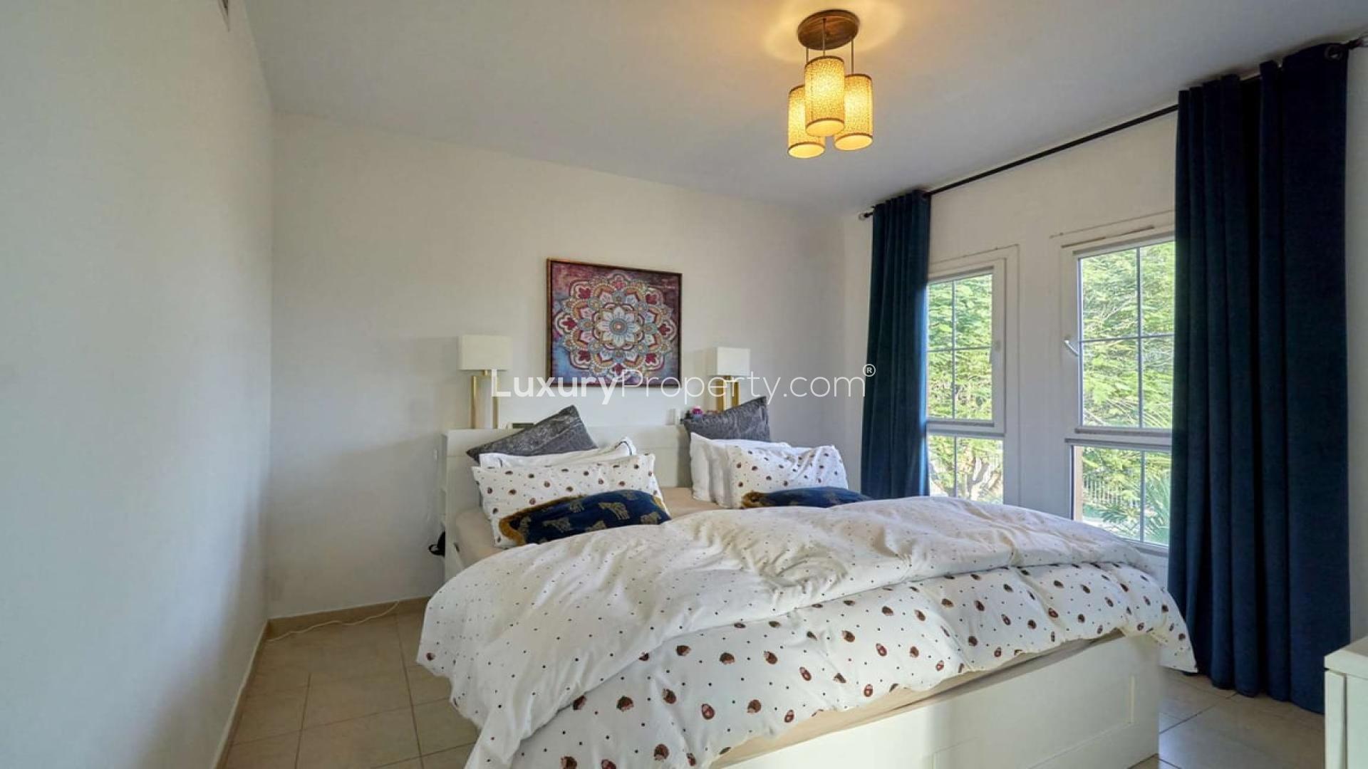 Outdoor seating area of two-bedroom villa in Al Reem 1, Arabian Ranches