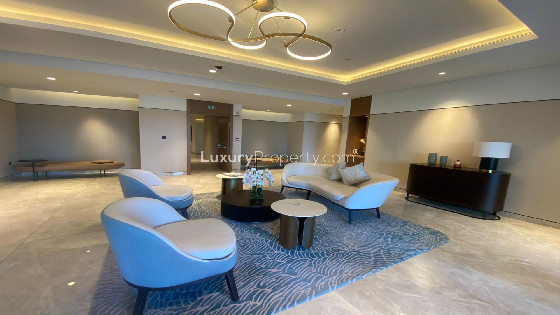 Fully furnished kitchen and dining area in 2-bedroom apartment, Opera District, Downtown Dubai