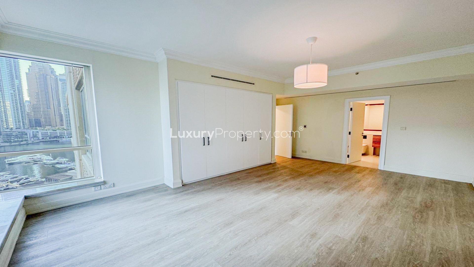 This two bedroom apartment for rent in Al Yass Tower at Dubai Marina