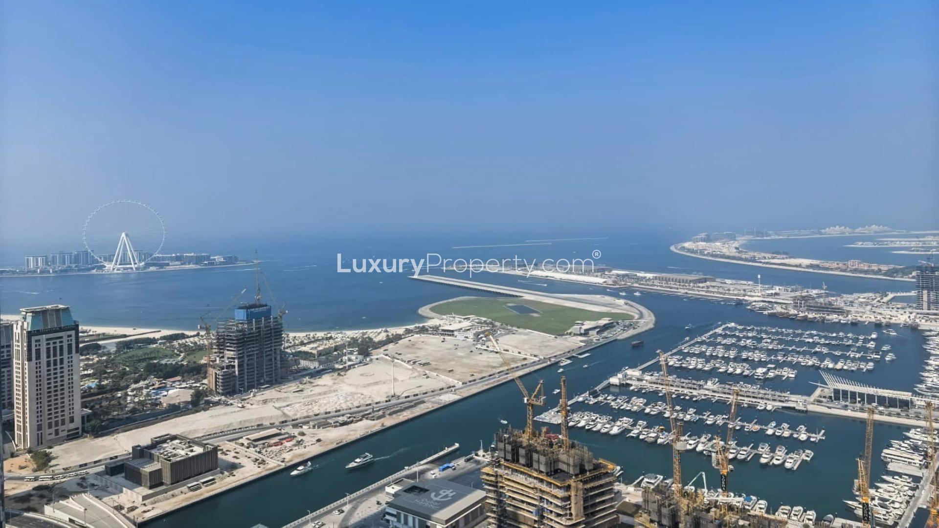 two bedroom apartment for rent in Princess Tower at Dubai Marina