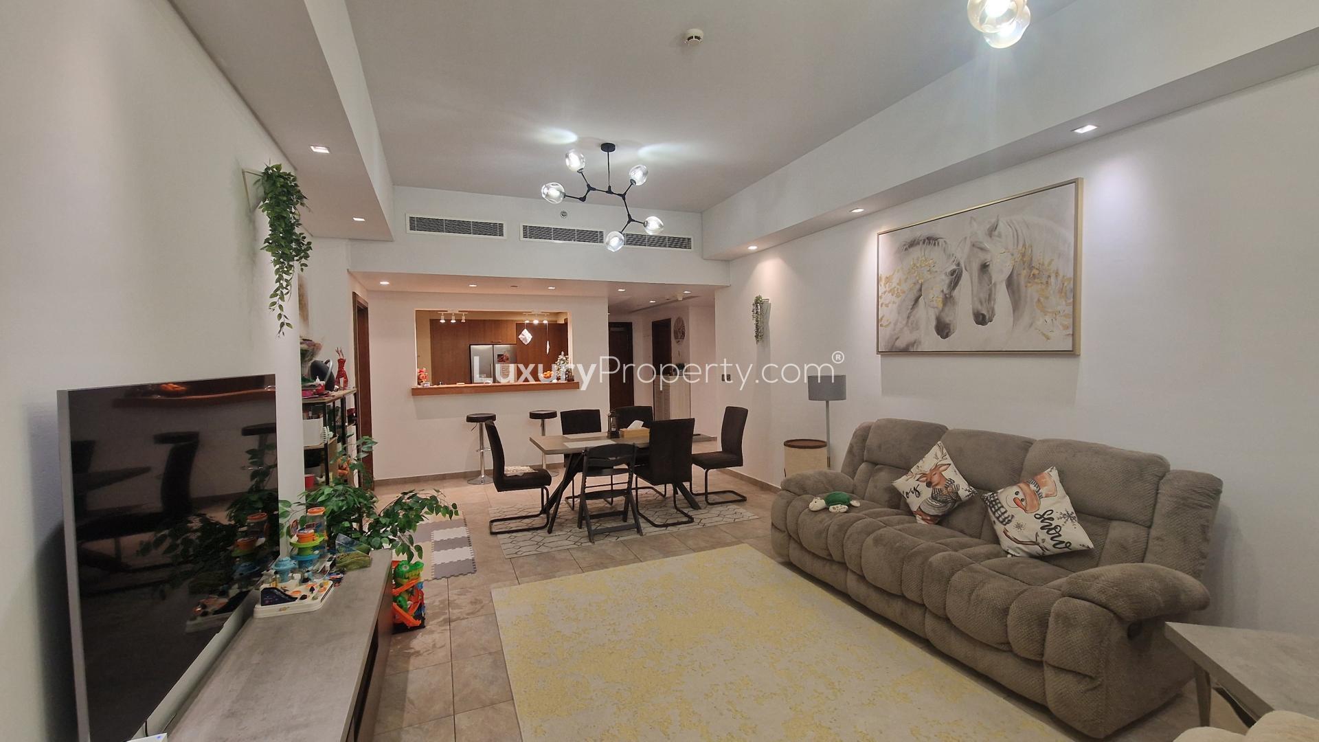 Luxurious living room in Marina Residences 6 apartment