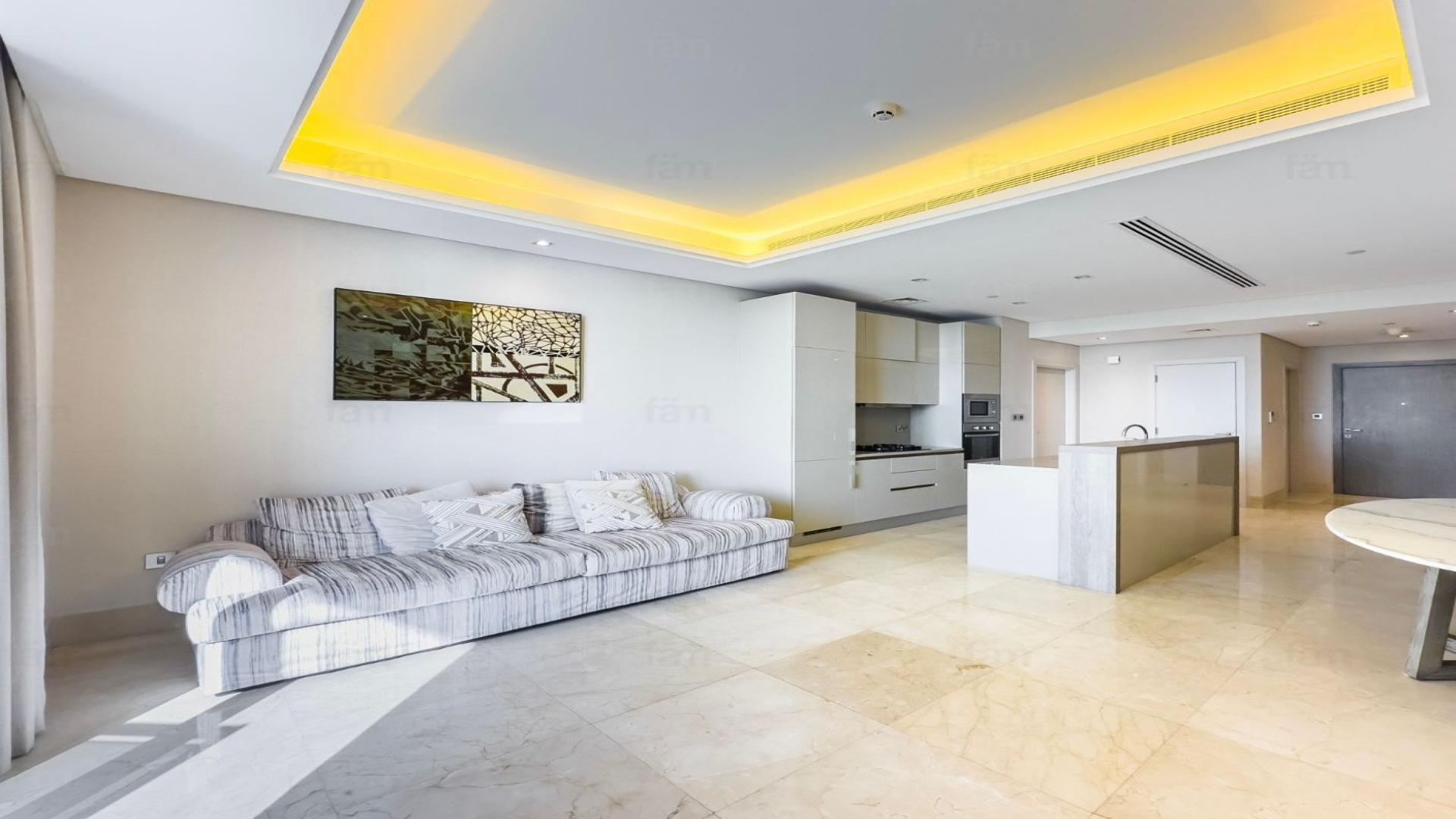 Modern kitchen interior in Palm Jumeirah apartment for rent, The 8, LP48583