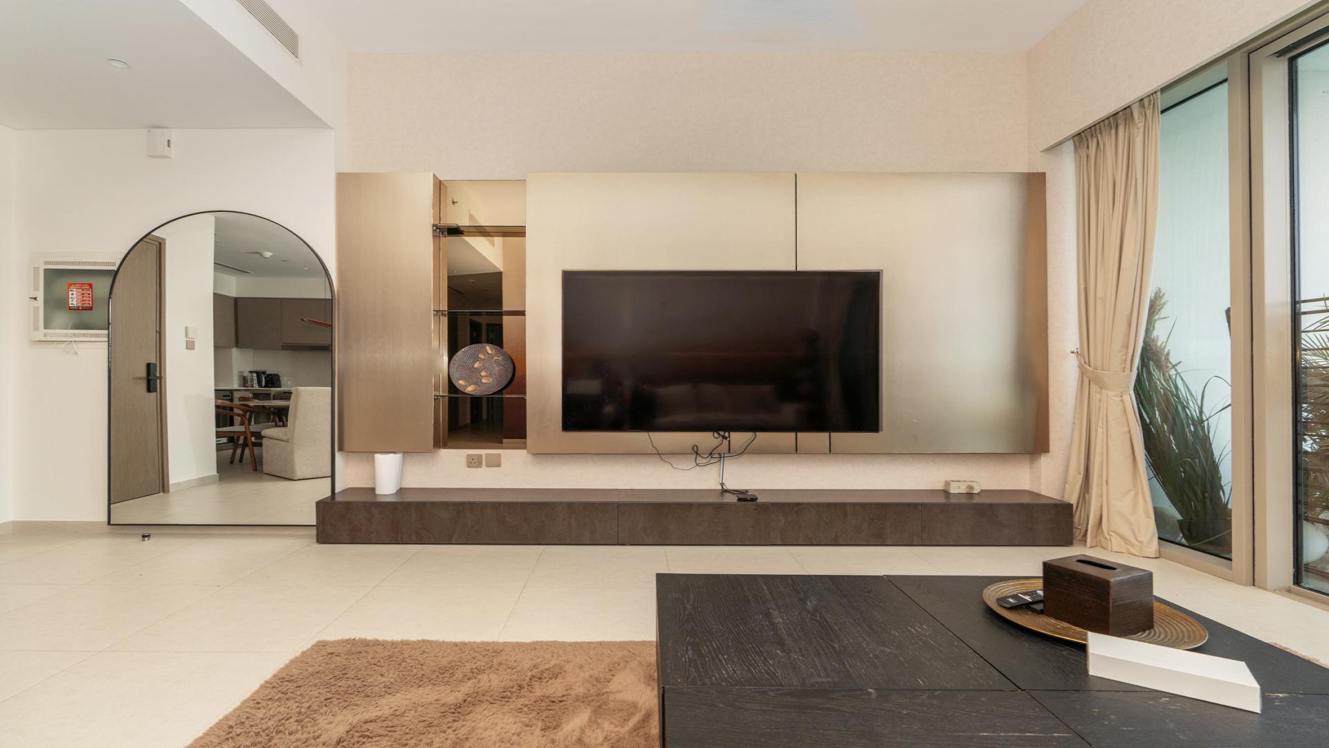 Modern living room in Grande Signature Residences, Downtown Dubai apartment for rent