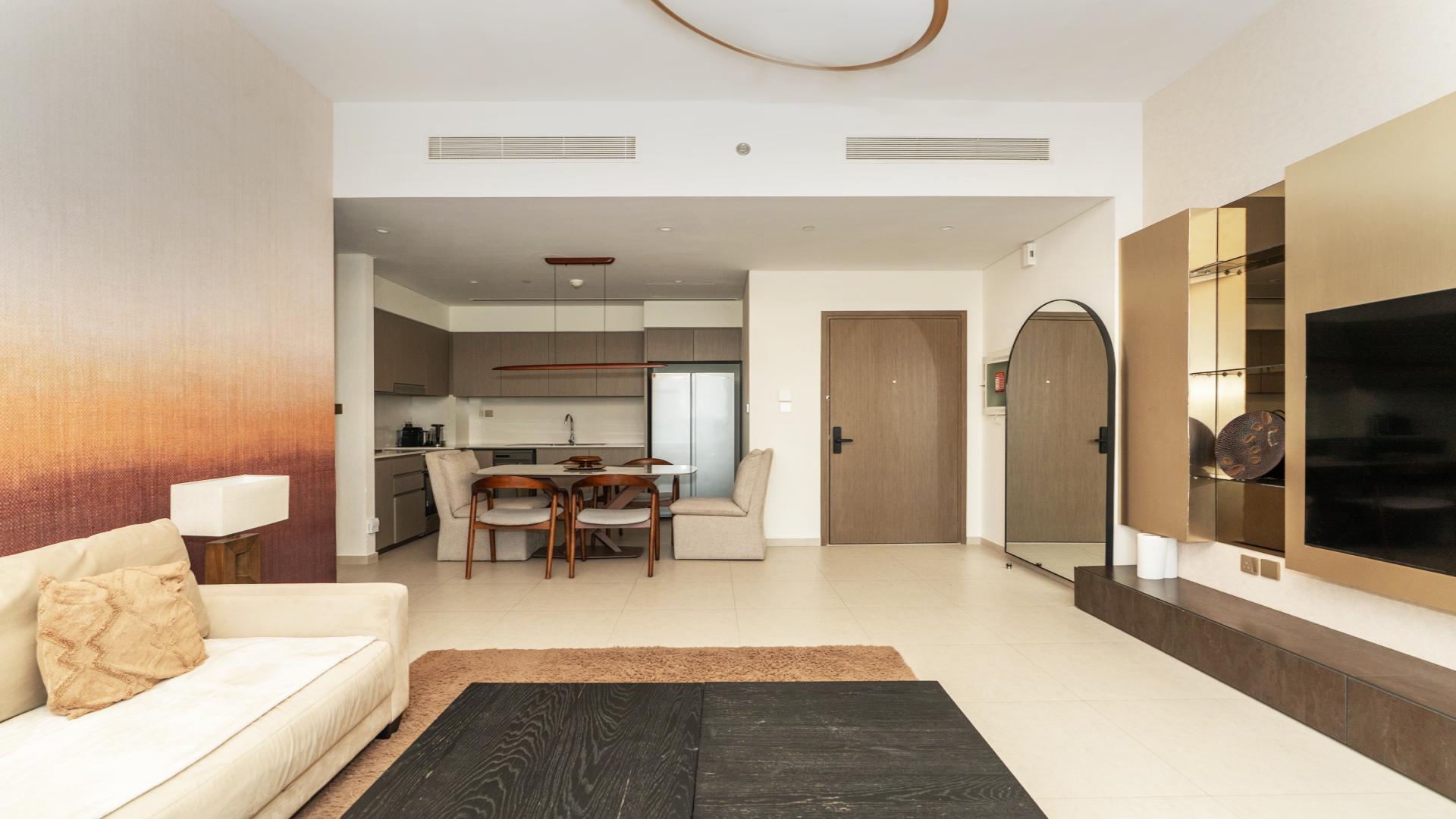 Modern kitchen and dining area in Grande Signature Residences, Downtown Dubai apartment for rent