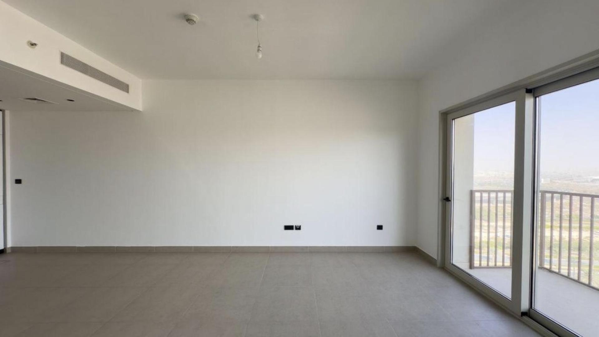 Bright living area in Dubai Hill Estate, Collective 2.0 Tower A apartment for rent