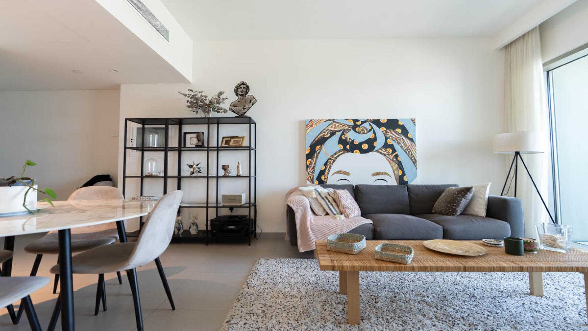 Furnished living and dining area in 2-bedroom Downtown Views II apartment, Downtown Dubai