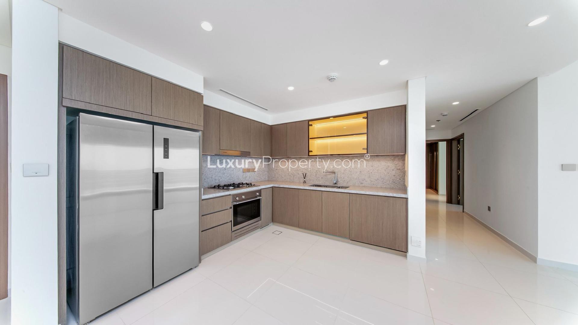 Unfurnished apartment with ocean view, Grand Bleu Tower, Emaar Beachfront, for rent