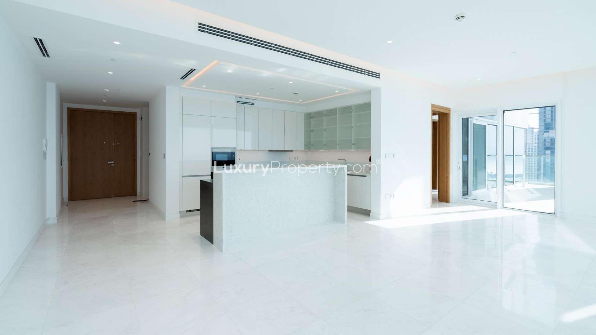 Luxurious kitchen with ocean view in 2-bedroom apartment, 1 JBR, Jumeirah Beach Residence