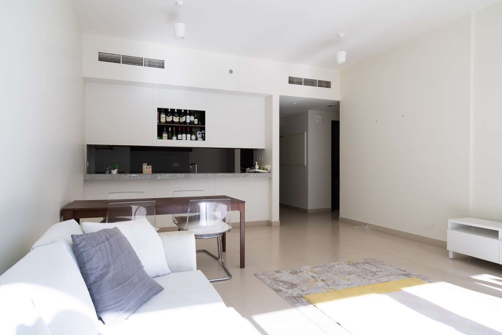 Modern kitchen in 2-bedroom apartment, Acacia Park Heights, Dubai Hills Estate