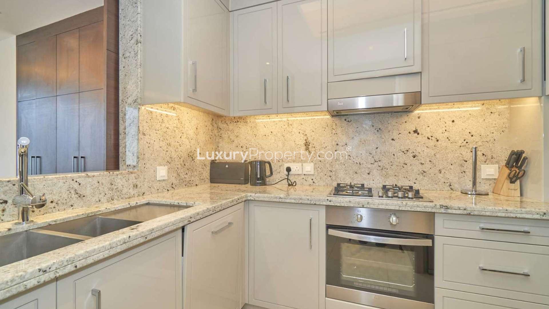 Modern kitchen in two-bedroom apartment, Address Sky View Towers, Downtown Dubai