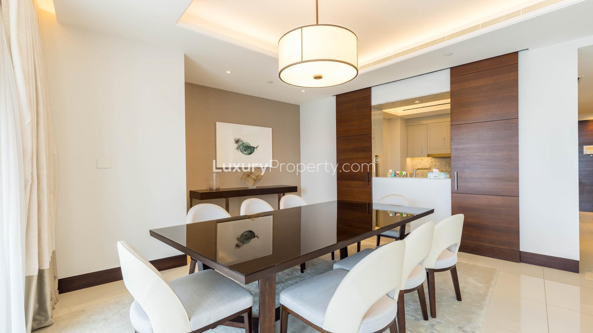 Furnished living area in high-floor apartment, The Address Sky View Towers, Downtown Dubai