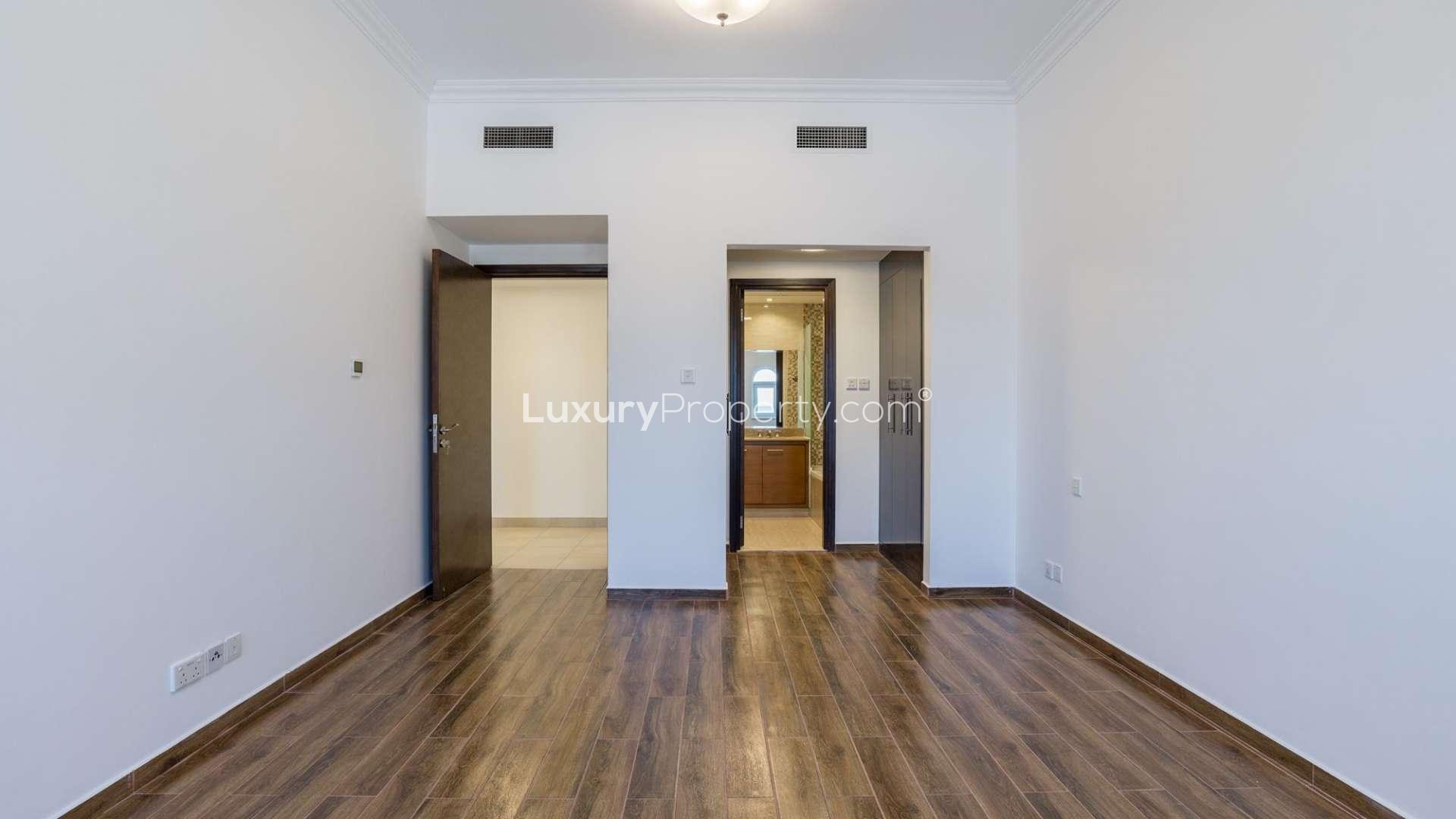 Balcony view from 2-bedroom apartment in Al Badia Residences, Dubai Festival City for rent