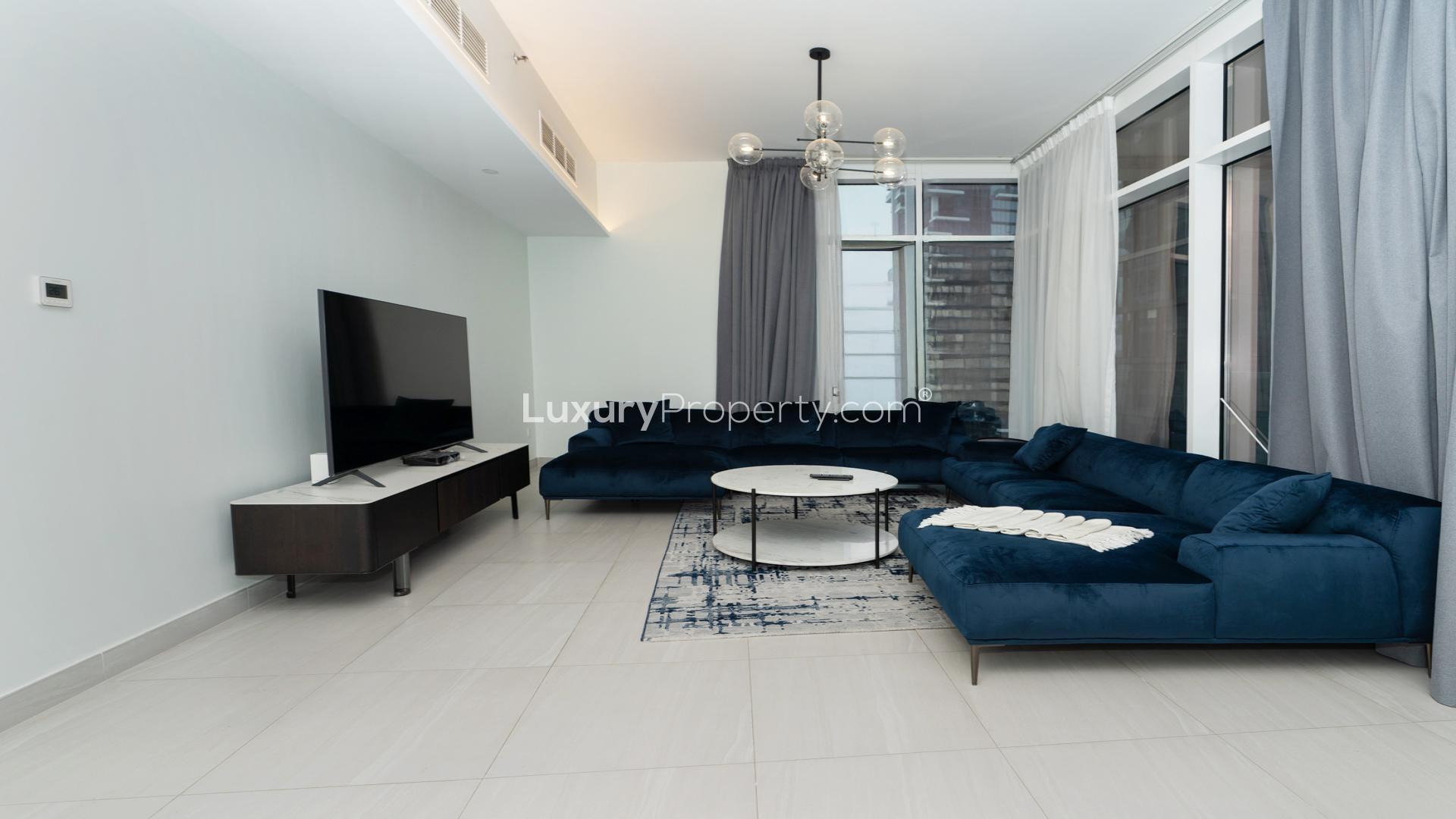 Balcony view from Park Gate Residences apartment overlooking cityscape near Zabeel Park, Al Kifaf