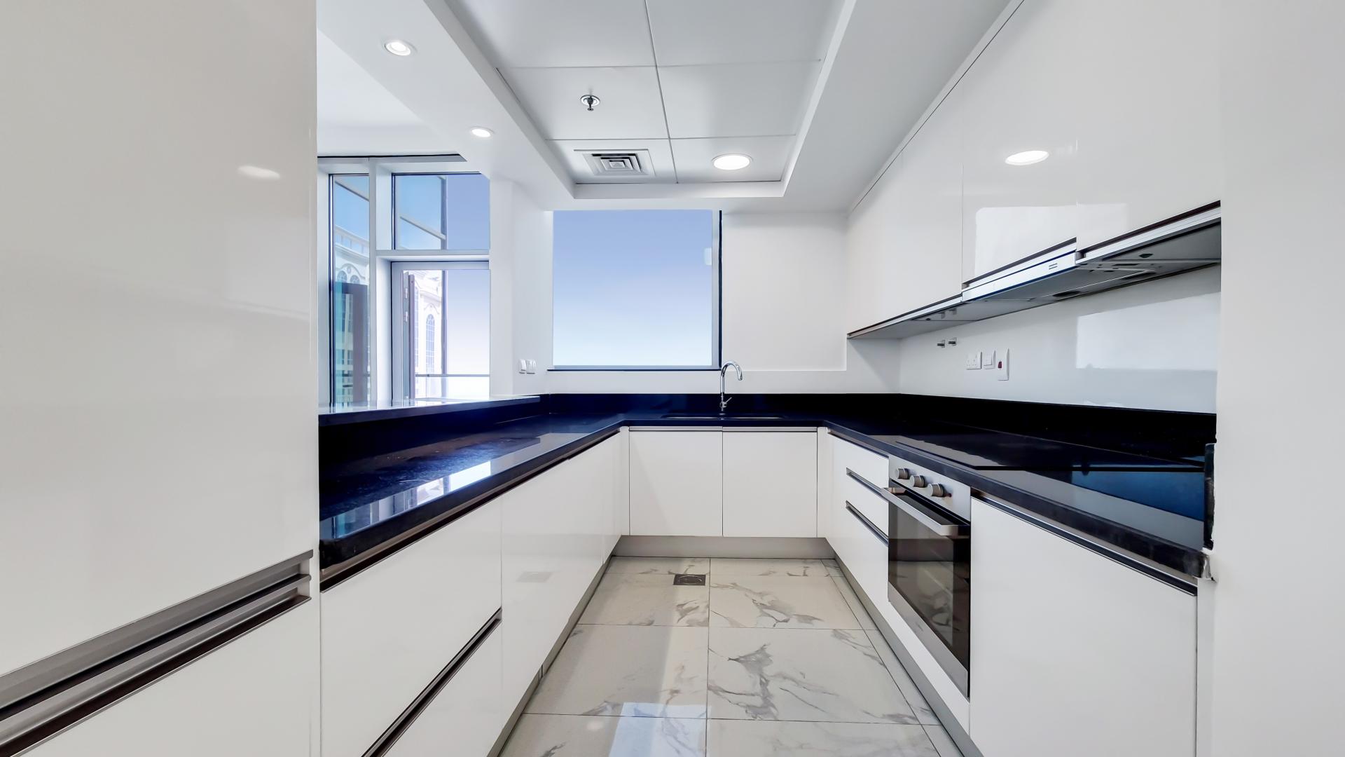 Spacious living area in brand-new 2-bedroom apartment, Al Habtoor City, Business Bay