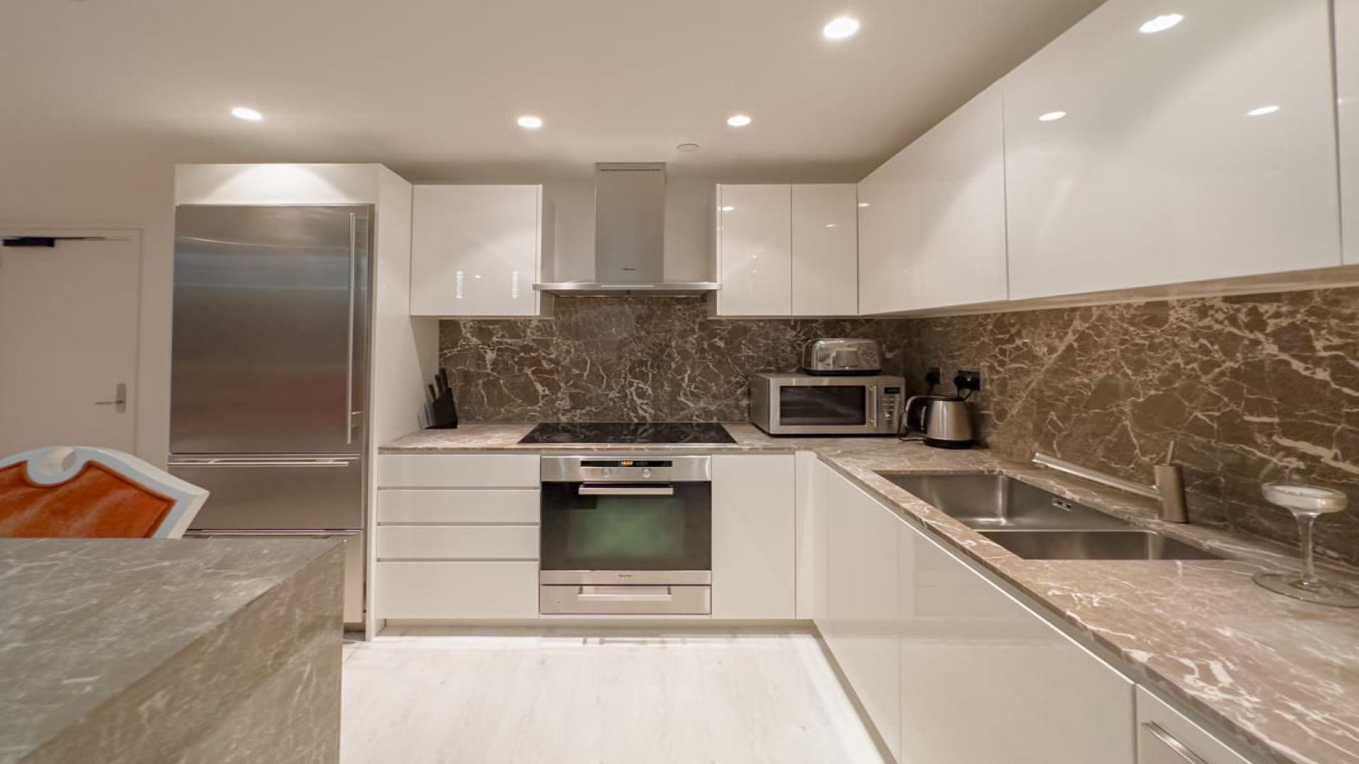 Luxurious living room in fully upgraded 2-bedroom apartment, Burj Khalifa, Downtown Dubai