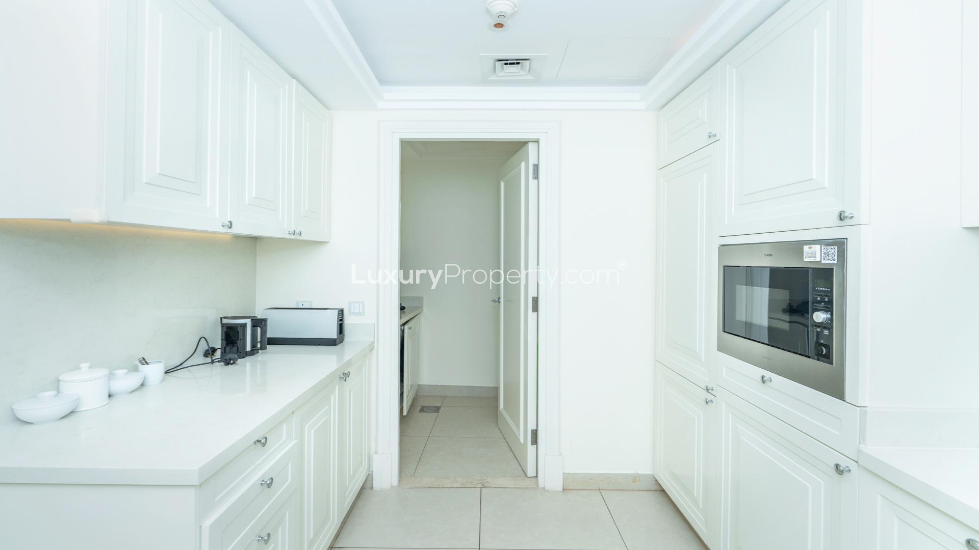 Modern kitchen in furnished 2-bedroom apartment, The Address The BLVD, Downtown Dubai