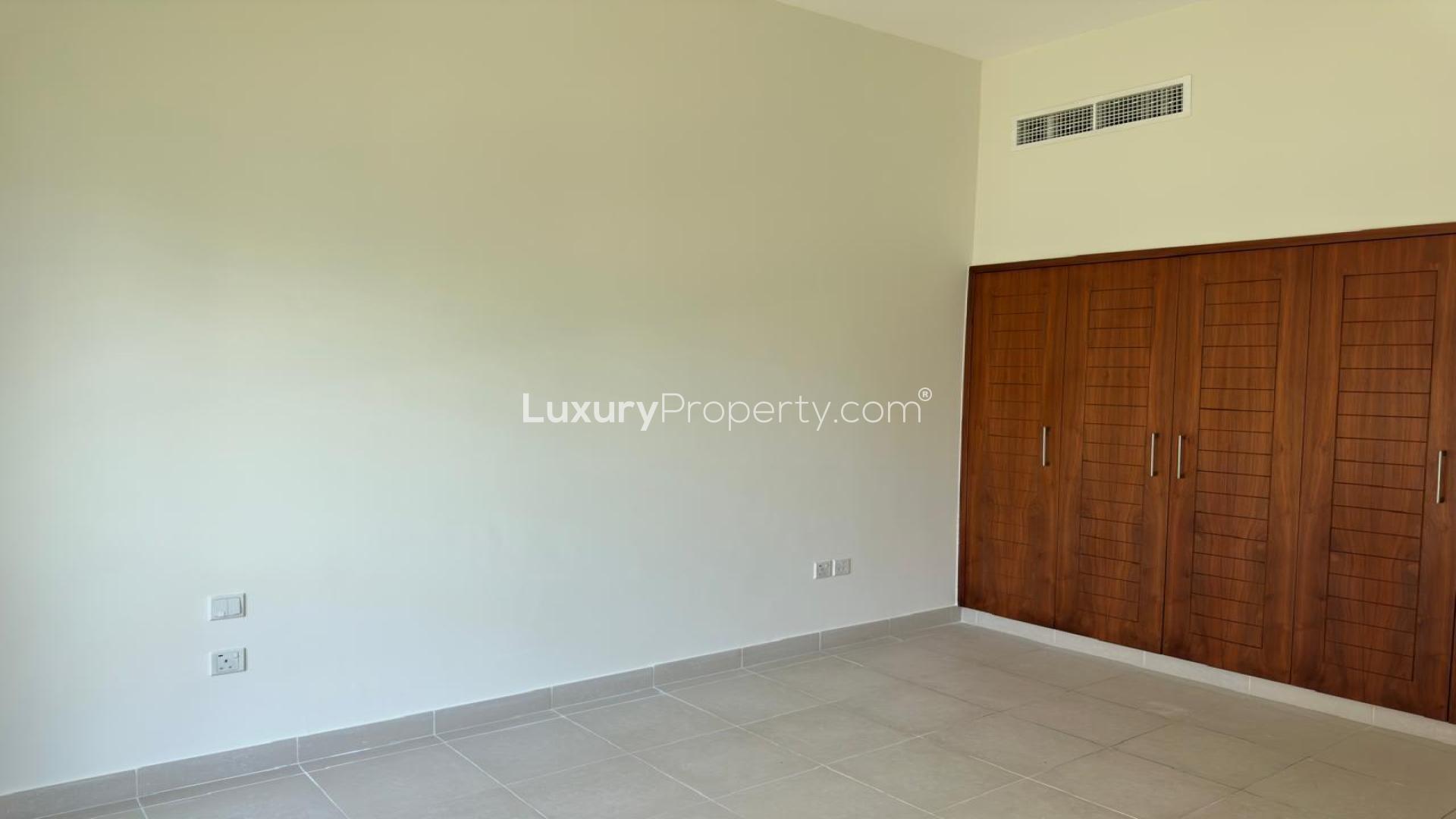 Spacious living area with large windows in Boulevard Central Tower 2, Downtown Dubai apartment