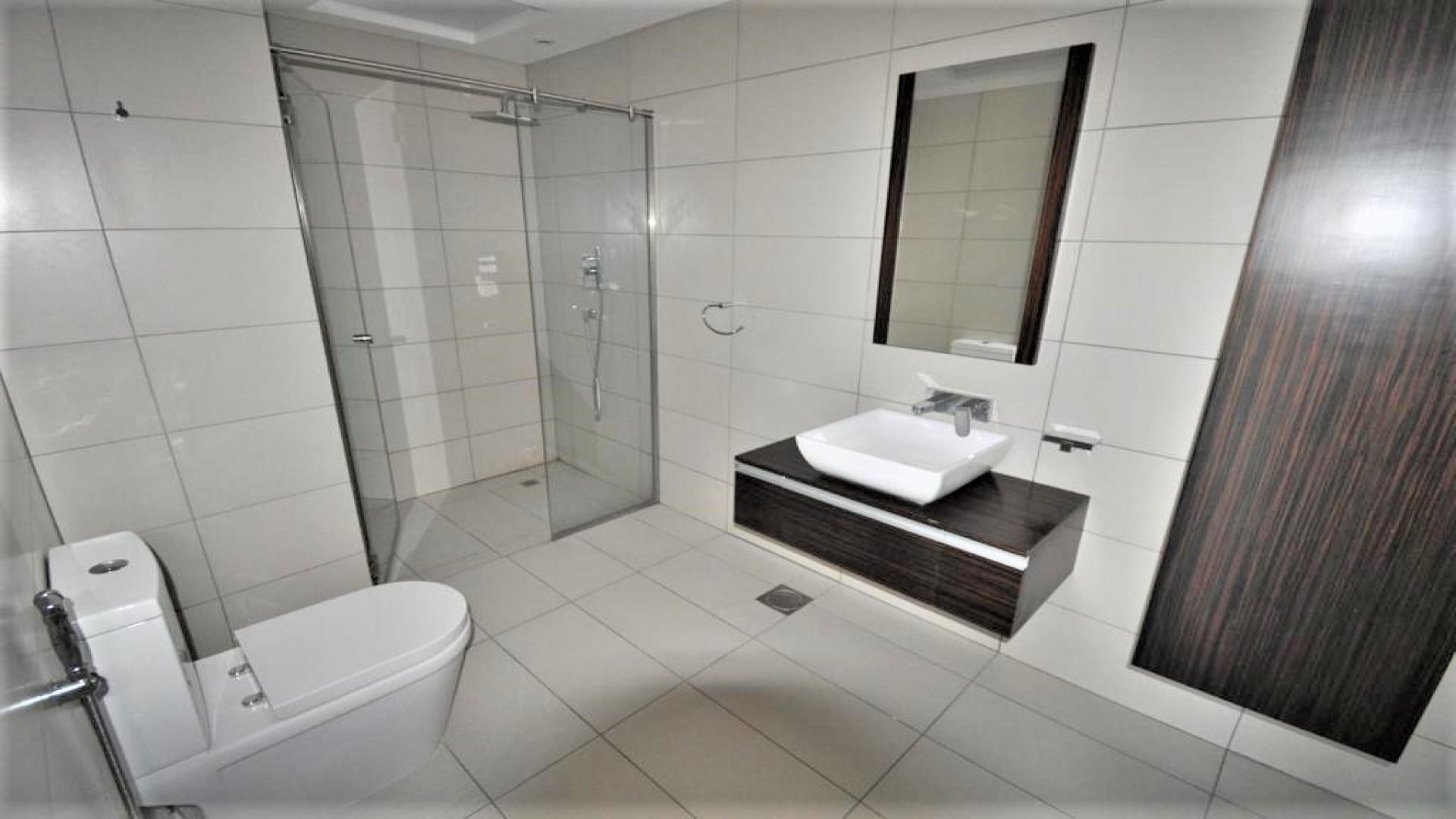 Modern bathroom in 2-bedroom apartment, Ariyana Tower, Dubai Marina, with shower and bidet