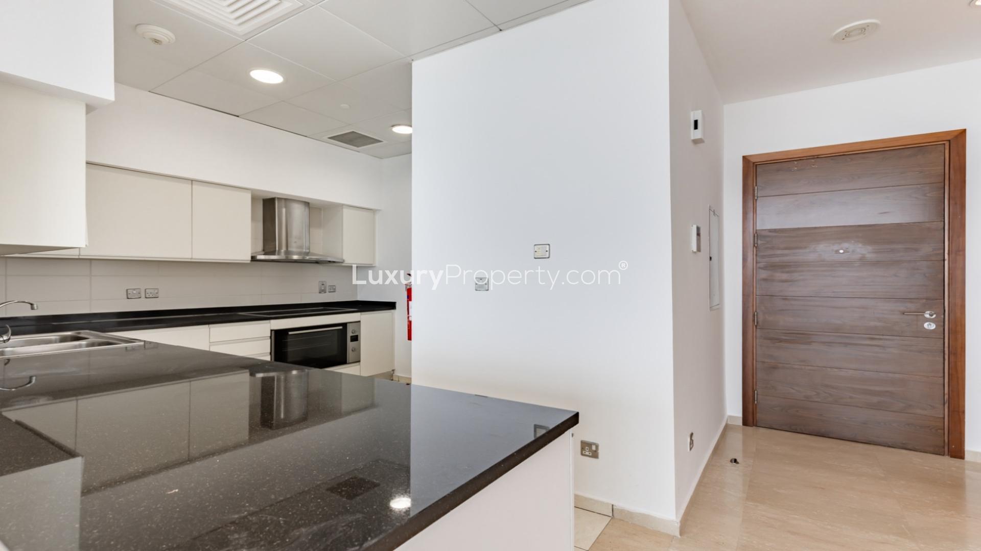 Spacious living area in Oceana apartment, Palm Jumeirah, available for rent