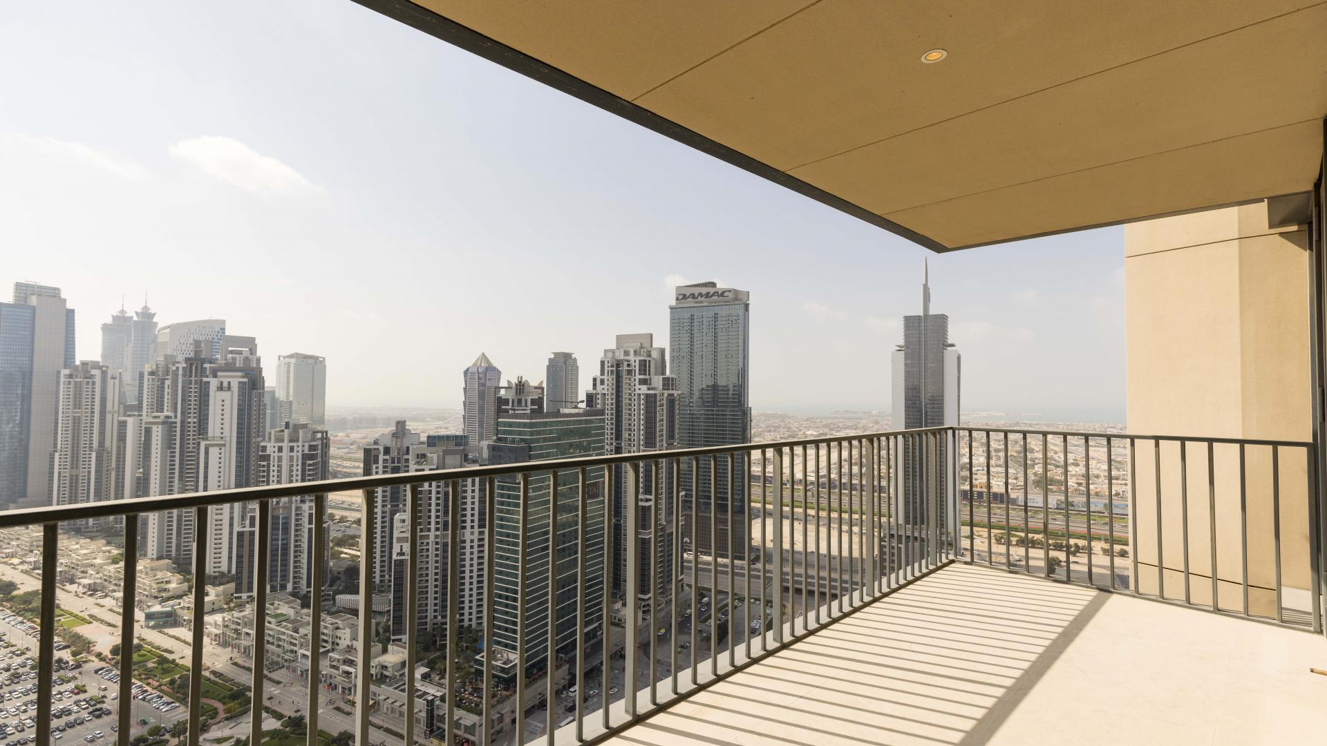 High-floor duplex staircase in BLVD Heights, Downtown Dubai apartment for rent