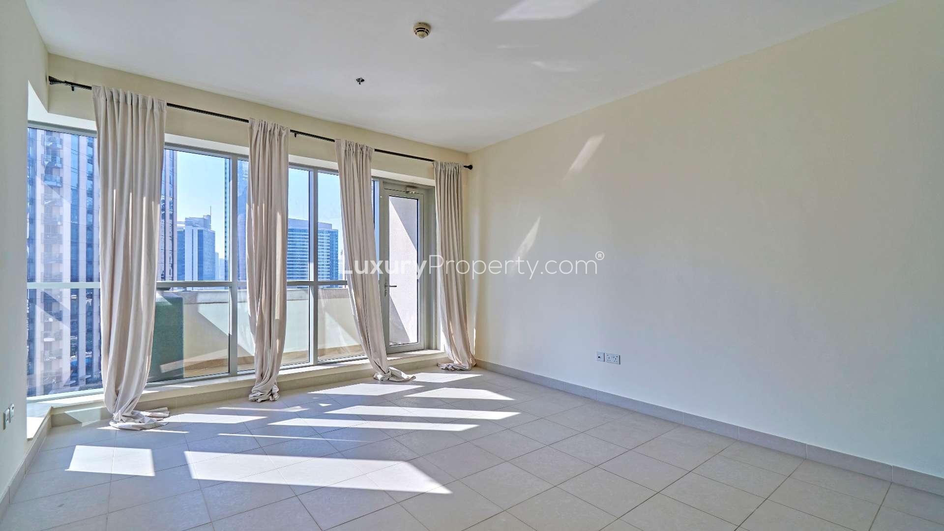 Modern 2-bedroom apartment exterior in Boulevard Central Towers, Downtown Dubai, for rent