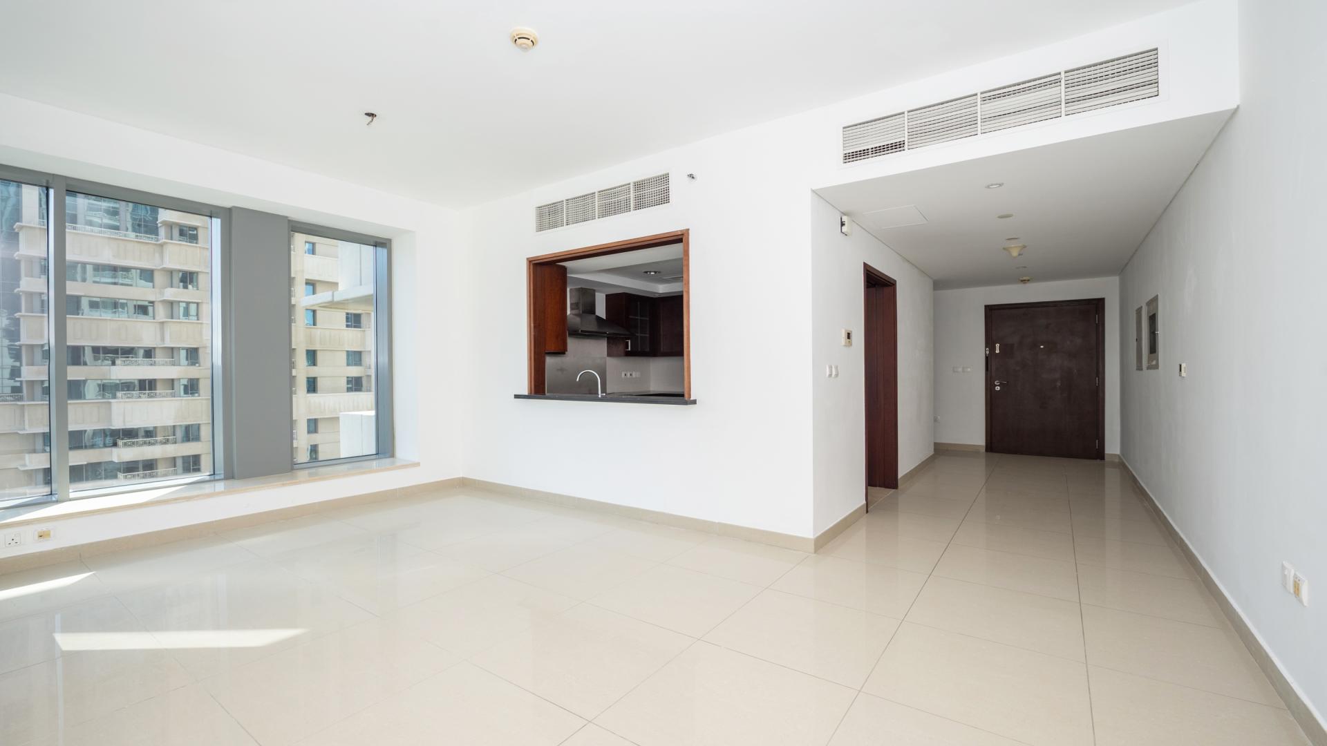 High-floor apartment balcony view of Downtown Dubai skyline and Burj Khalifa, 29 Burj Boulevard
