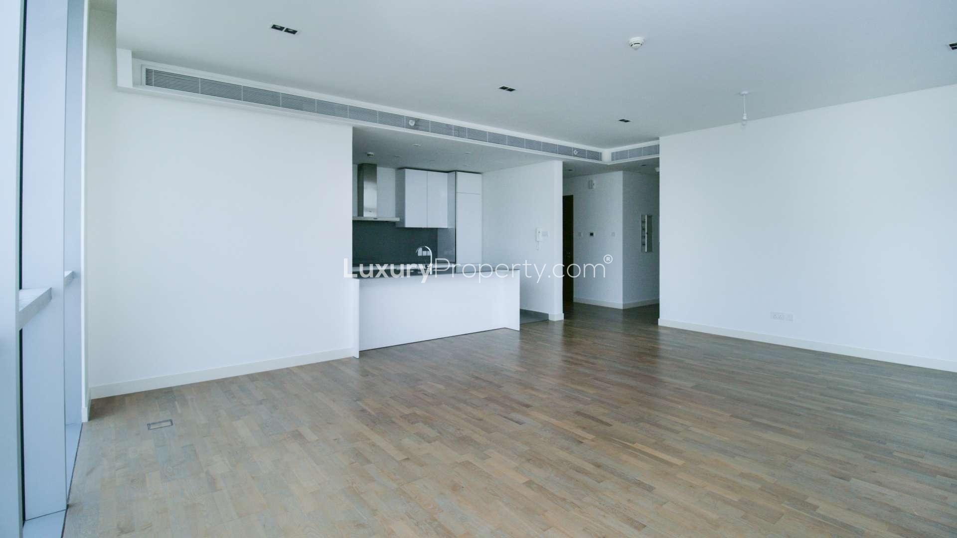 Spacious City Walk apartment with modern kitchen and city views, available for rent