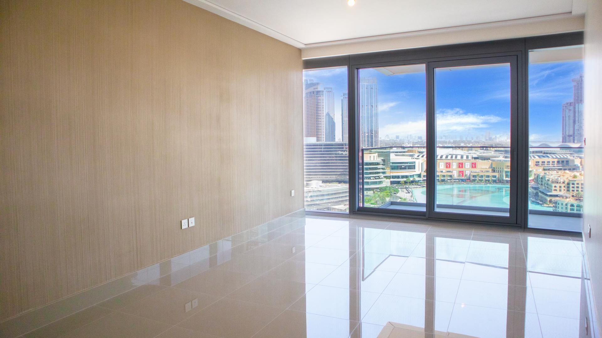 Floor plan of 2-bedroom Opera Grand apartment in Burj Khalifa Area, Downtown Dubai.